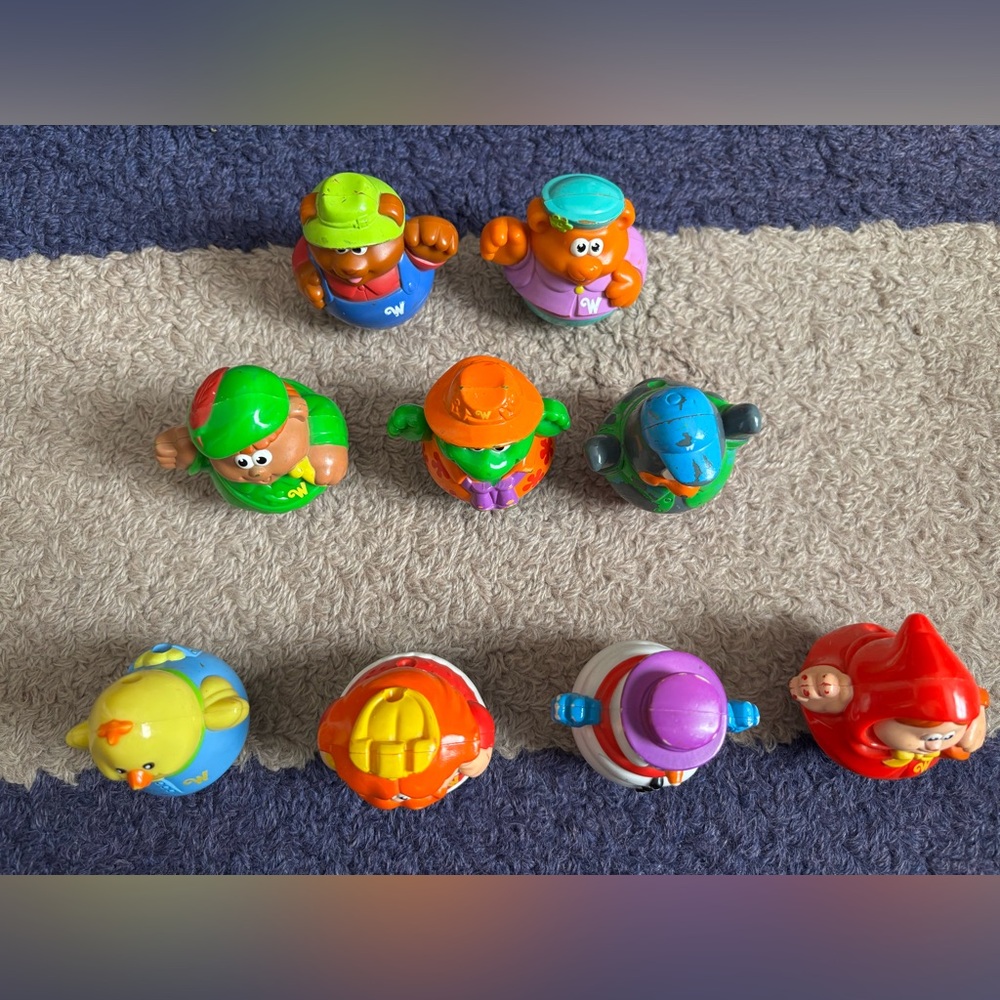 Weebles/Woobles 9-Piece Bundle — Post-2004, Hasbro Playskool Figures kids Toys - Picture 3 of 5